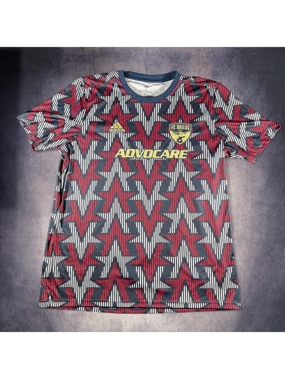 adidas FC Dallas Star Print Training Jersey
